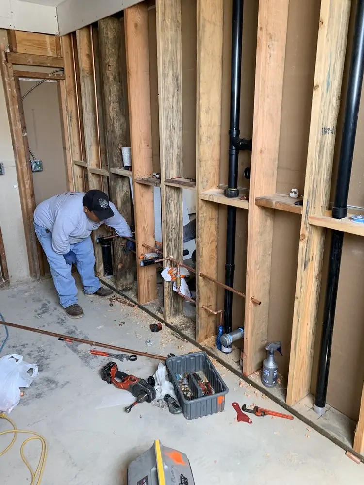 Commercial rough-in plumbing for Commercial Plumbing in Glen Echo